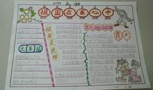 祖国在我心中手抄报（一）_20字