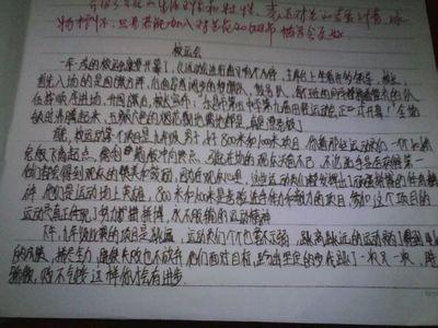 游戏中的组成：记住运动会_600字