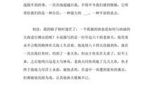 心中的珍藏_600字