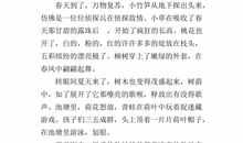 轻轻的努力_400字