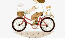 骑单车的女孩_300字