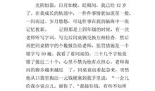 一件令我愧疚的事_400字