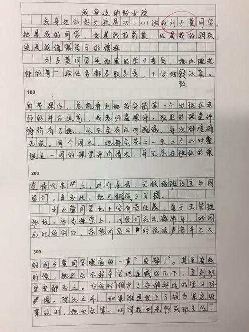 高中试验组成：我在我眼中（2）_700字