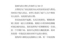 我为你点赞_350字