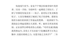 关于端午节作文：端午·祭_150字