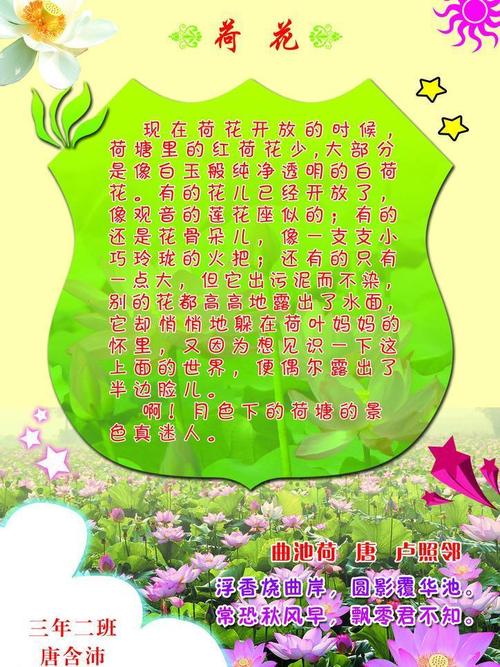 晴朗的中午，我甜蜜地睡着了。突然，头部是一个痛苦的痛苦。我打开了我的眼睛，看到了两个顽皮的幽灵抱着我的花瓣，制作鬼脸，跳起来。我哭了，我想：我没有挑衅他们！为什么他们这样对待我？我想，我不想让它从泥里后悔。