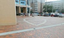 尚未凝固的水泥路面_500字