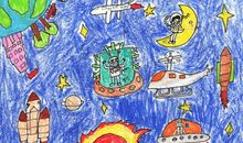 我去太空遨游_500字