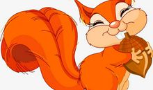 我是一只松鼠_350字