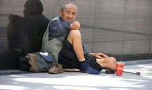 一位乞讨老人_500字