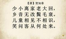 回乡偶书_800字