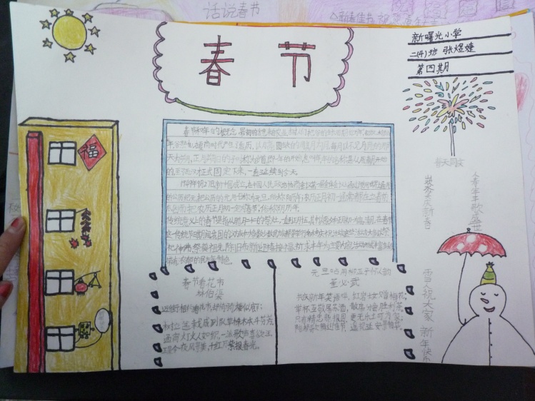 春节手写报纸（19）_20字