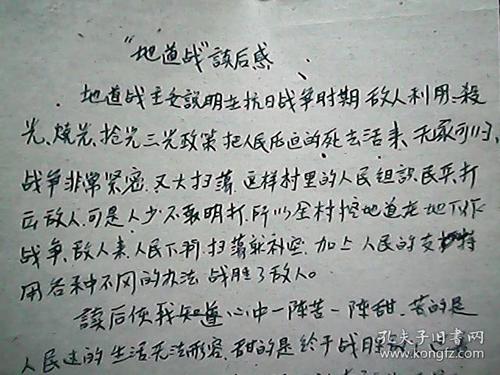 “真实的战争”感觉_500字