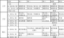 初中暑假学习计划表