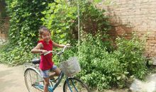 我学会了骑自行车_550字