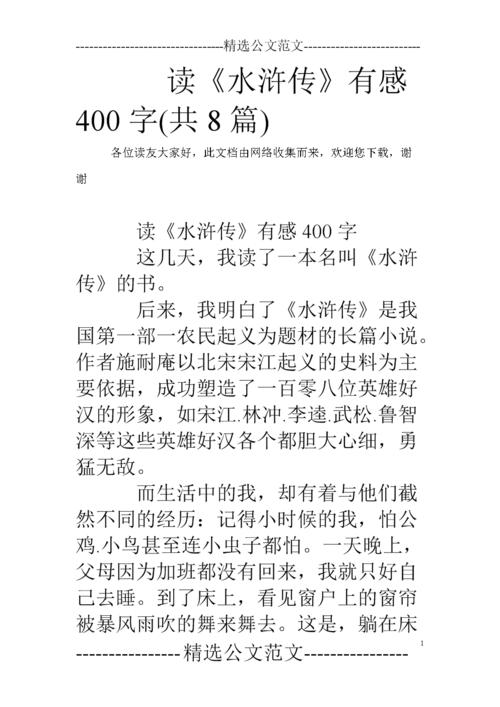 “水浒传”和观点_450字