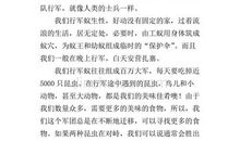 初三说明文：史前动物_800字