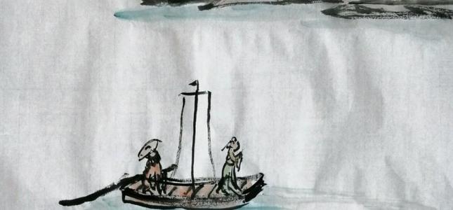 孟浩兰，“送杜西四，江南”