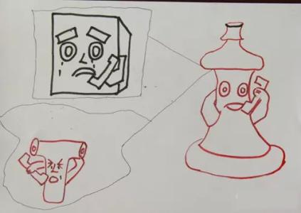 笔的补偿组成