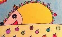 看图写话小刺猬背果子