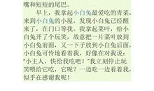 我想养只小动物作文二年级小白兔