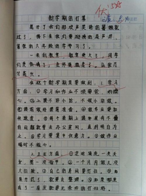 学校开头的组成：新学期_500字
