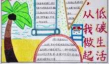 低碳生活，从我做起_20字