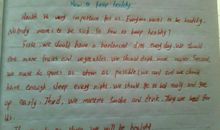 五年级英语作文：How to be a Model Student_350字