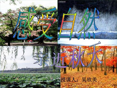感受自然_350字