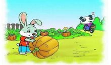 小兔子运南瓜_200字