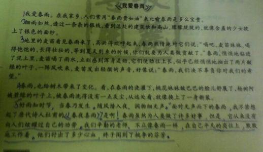 我下雨了_450字