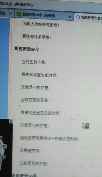 梦想_50字