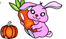 小白兔收南瓜_200字