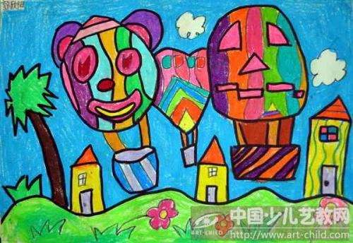 [PK Tour]图画图片上的作品：热气球冒险_600字