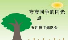 夸夸同学的闪光点_800字