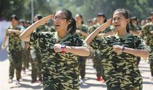 军训结训学生代表讲话稿_800字