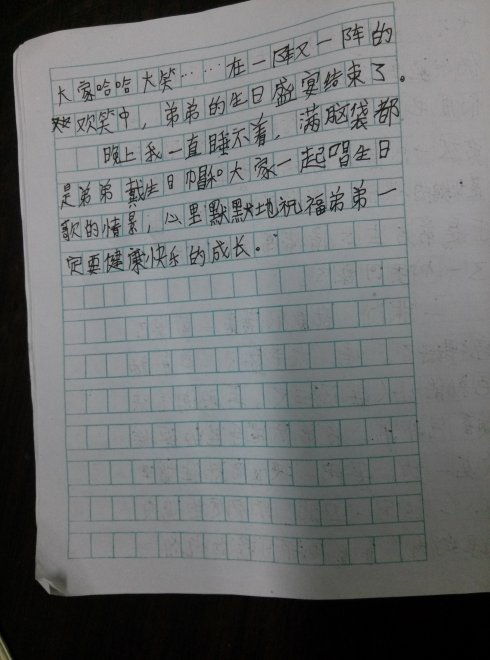 兄弟的生日_350字