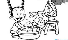 为妈妈洗脚的感受_800字