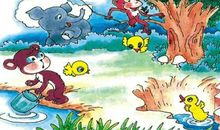 三年级看图作文：小鸭得救了_500字