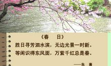 等闲识得东风面，万紫千红总是春