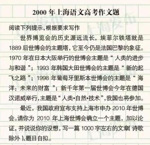 2018上海高考作文权威解读（附全部作文题及命题分析）