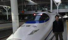 坐和谐号回清远_450字