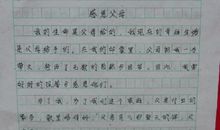 我的父母_1200字