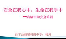 安全在我心中，生命在我手中