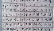 我用坚硬的手掌_150字