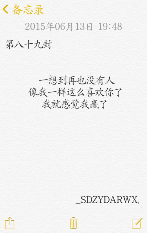 给自己一封情书_800字