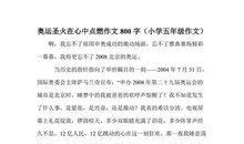 关于奥运的作文：再续奥运圣火_1500字