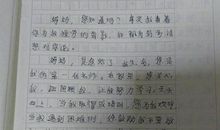 送给母亲的一封信_250字