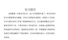 服装公司实习报告