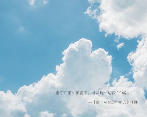 每一刻都是一个新的_900字